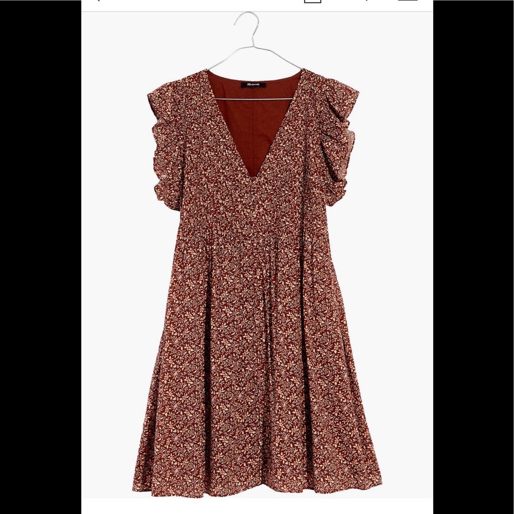 Madewell flowered loose fit sundress